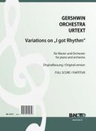 Variations sur 'I got Rhythm' pour piano et orchestre (version originale( (partition) 