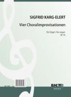 Quatre Improvisation-chorales pour orgue W16 