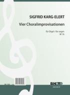 Quatre Improvisation-chorales pour orgue W16 