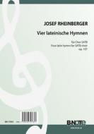 Quatre hymnes latins pour choeur SATB op.107 