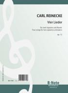 Quatre chansons pour deux sopranos et piano op.12 