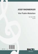 Quatre motets sur des psaumes pour choeur SATB op.40 
