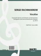 Vocalise pour chant et orchestre op.34/14 (partition) 