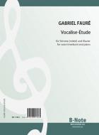 Vocalise-Etude pour voix moyenne et piano 