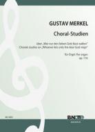 Dix études-chorales sur  'Wer nur den lieben Gott lässt walten' pour orgue 