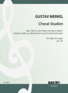 Dix études-chorales sur  'Wer nur den lieben Gott lässt walten' pour orgue 