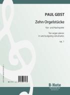 Dix pièces pour orgue (preludes et postludes) op.1 
