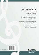 Deux chansons pour choeur et instruments op.19 (partition) 