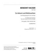 Deux chants pour advent et noël pour choeur et orgue (partition chorale) 