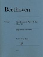 Sonate pour piano no. 11 en Si bémol majeur op. 22 