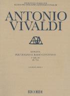 Sonata C Major Violin And Continuo RV754 FXIII#60 