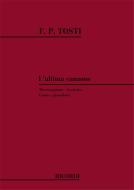 L'ultima Canzone Medium Voice Piano Italian Mezzo Soprano Or Baritone 