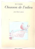Chanson de L'adieu High Voice Piano 