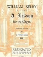 Lesson for the Organ 