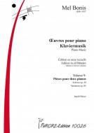 Oeuvres pour piano 9: Pièces pour 2 pianos 