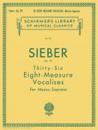 36 Eight Measure Vocalises Op.93 
