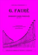 Romance Sans Paroles Op 17 N 3 