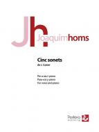 Cinc sonets de J. Camer 