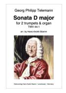 Sonate en ré majeur TWV44:1 