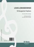 18 psaumes liturgiques pour choeur SATB et orgue 