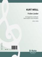 Premieres chansons pour voix et piano 