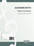 Thême et variations pour piano 