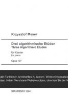 3 algorithmische Etüden op. 137 