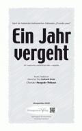 Ein Jahr vergeht 