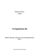 15 Orgelstücke 3 