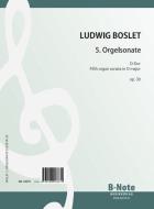 Cinquième sonate pour orgue en ré majeur op.30 
