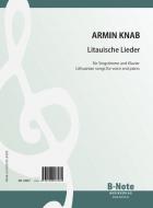Chansons lituaniennes pour voix et piano 