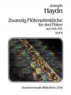 20 Flötenuhrstücke aus Hob XIX Heft 2 
