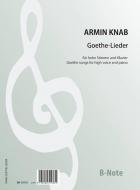 12 chansons d'apres Goethe 