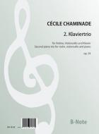 Deuxième trio pour violon, violoncelle et piano op.34 