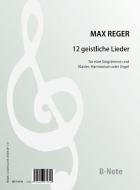 12 chants sacrées pour voix et piano (orgue) op.137 