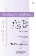 How Do I Listen? Standard