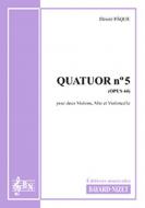 Quatuor no. 5 op. 44 
