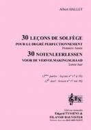 30 leçons de solfège perfectionnement - 2ème volume - Accompagnement 