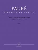 Trois Romances sans paroles op. 17 N 52 Standard