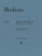 Sonate pour piano et violon en sol majeur op. 78 