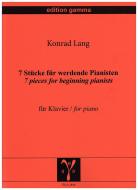 7 pièces pour pianistes débutants 