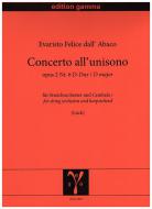 Concerto all’unison op. 2 no. 6 ré majeur 