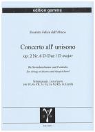 Concerto all’unison op. 2 no. 6 ré majeur 