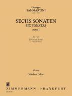 Six sonates op. 1 