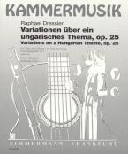 Variations sur un thème hongrois op. 25 