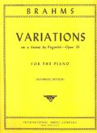 28 Variations A minor on a theme by Paganini op.35 