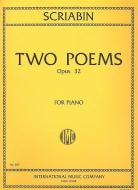 Two Poems op.32 