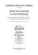 Gehet ihr auch hin in den Weinberg 