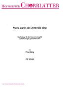 Maria durch ein Dornwald ging 