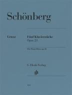 5 pièces pour piano op. 23 